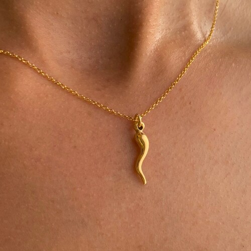 Chili Pepper Necklace for Women Silver Chili Pepper Jewelry Etsy