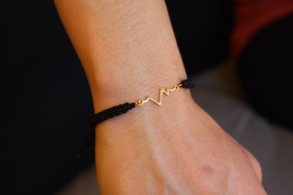 Heartbeat Bracelet - Plated in Gold Bracelet by Talisa Jewelry