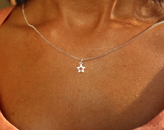 Necklaces For Women, Star Necklace, Dainty Necklace, Women Necklace, Star Pendant, Silver Necklace, Gift For Her, Tiny Necklace