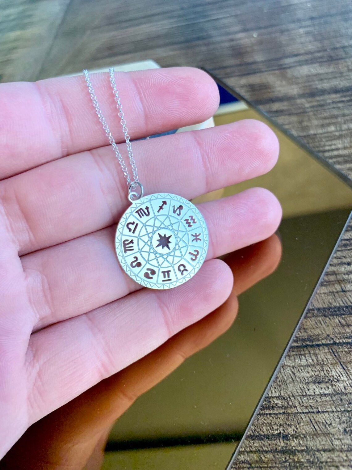 Sterling Silver Zodiac Necklace for Women Zodiac Jewelry Etsy