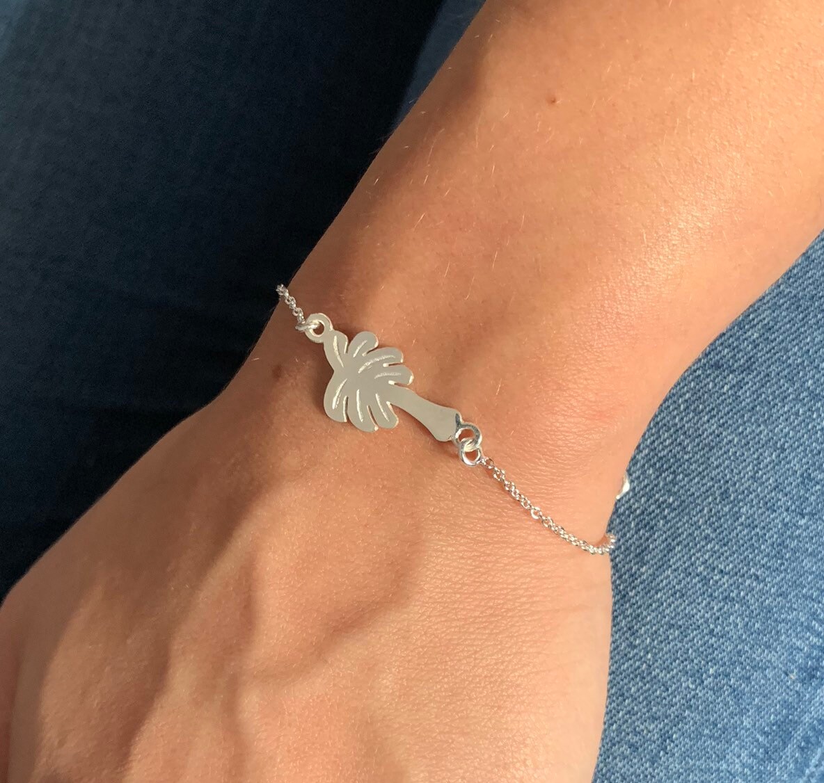 Palm Tree Bracelet, Palm Bracelet, Tree Bracelet, Palm Tree Jewelry