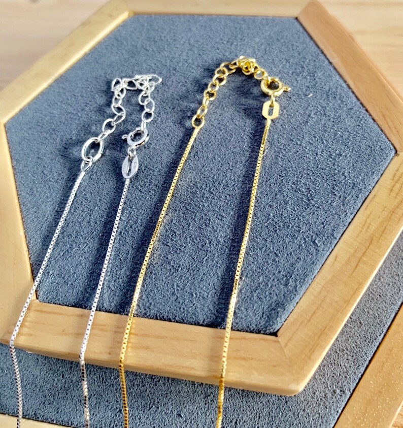 Saba Simple Sterling Silver Crescent Moon Necklace - Gold main image 1