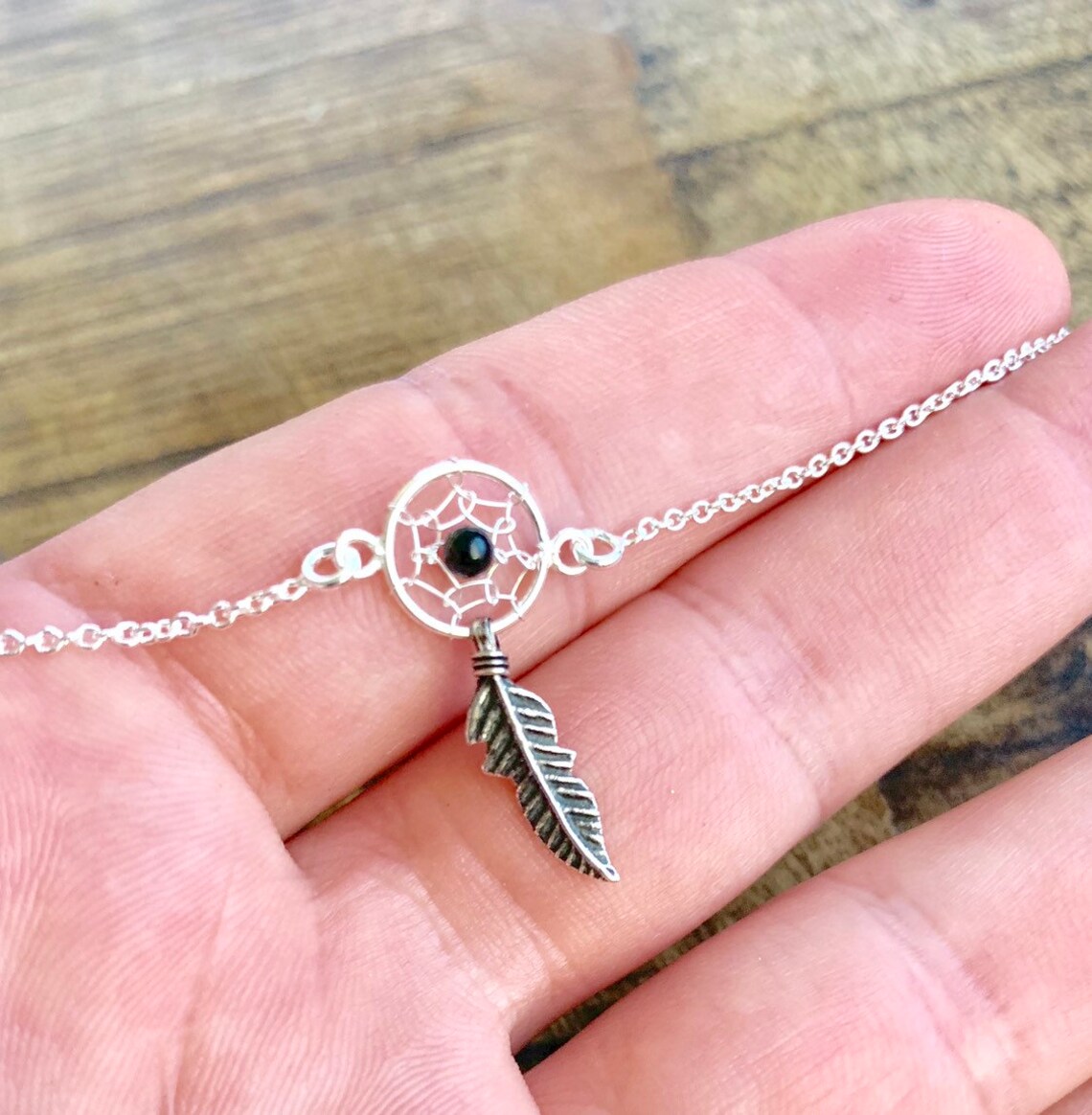 Dream Catcher Silver Bracelet Bracelet for Women Dream Etsy