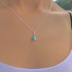 Turtle Necklace, Silver Necklace, Turquoise Necklace, Necklaces For Women, Geometric Necklace, Turquoise Jewelry, Turtle Jewelry
