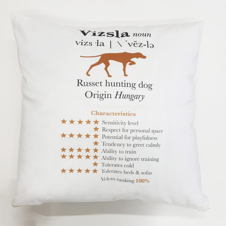 Dog Gift Present Top Quality Cushion Cover NEW RESERVED FOR THE VIZSLA Dog Gift Present Top Quality Cushion Cover NEW RESERVED FOR THE VIZSLA