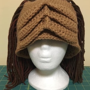 Alien Warrior Tuque Crochet Pattern