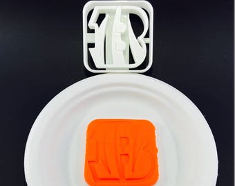 Cincinnati Bengals Cookie / Fondant Cutter Football 5 Pack