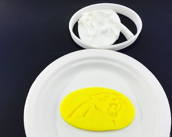 Carolina Panters Cookie / Fondant Cutter Football 5 Pack