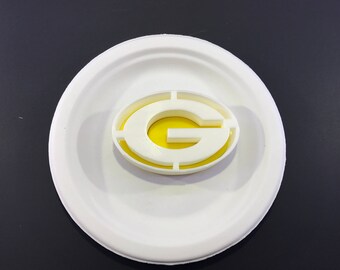 Green Bay Packers Cookie / Fondant Cutter Football 5 Pack