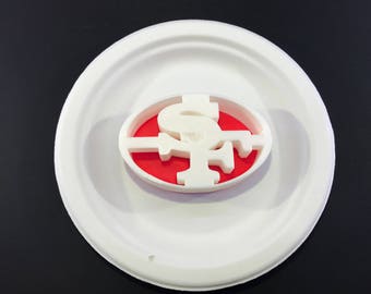 49ers Party | Football Party Ideas | Gender Reveal | Reveal Football | Superbowl Party | Cookie Cutter Set | Guy Party Ideas | Tailgate Part