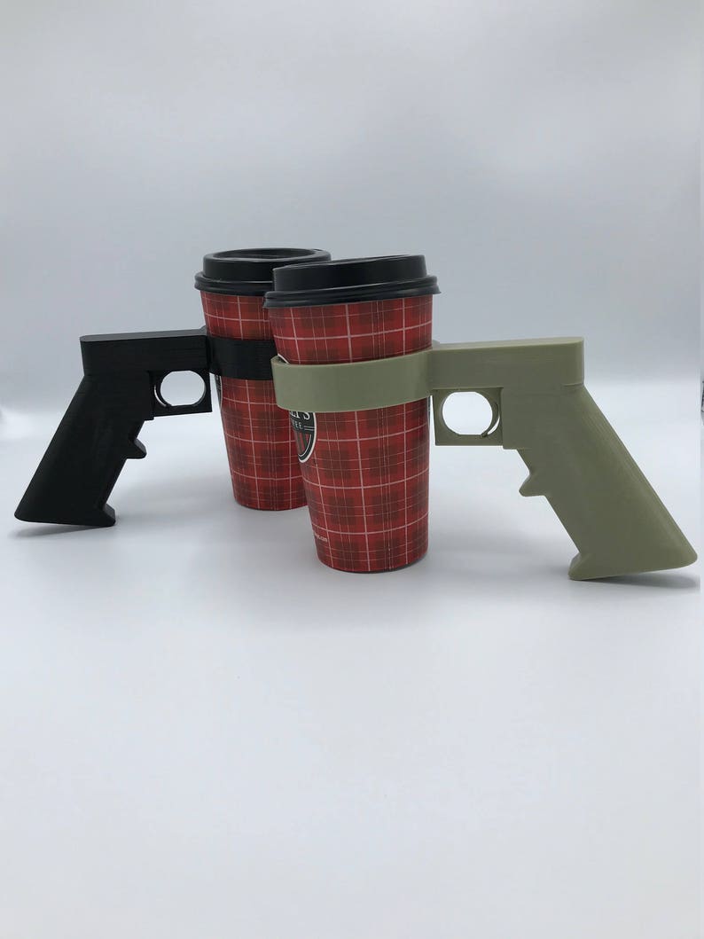Gun Lover Coffee Cup Holder Great Gift for Gun Lover Holds Etsy