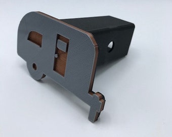 Vintage Camp Trailer Design Trailer Hitch Cover - Do You Own / Love Vintage Camp Trailers This Should be on Your Vehicle If the Trailers Not