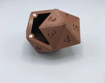 Handmade 3D Printed D&D Dice Holder - Unique and Stylish Gaming Accessory