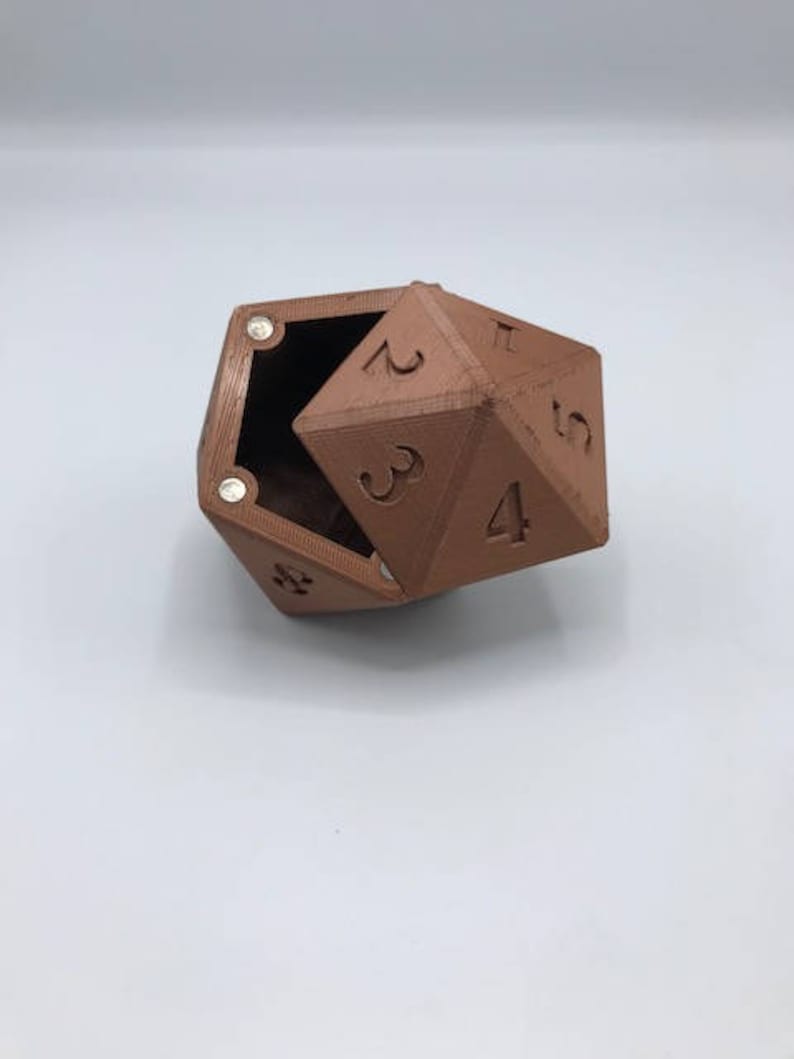 Handmade 3D Printed D&D Dice Holder - Unique and Stylish Gaming Accessory