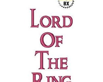 BX Ring Bearer - Machine Embroidery Font, Embroidery Design, Embroidery Patterns, Embroidery Files, Instant Download