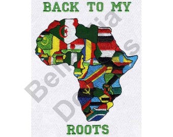 Back To My Roots - Machine Embroidery Design