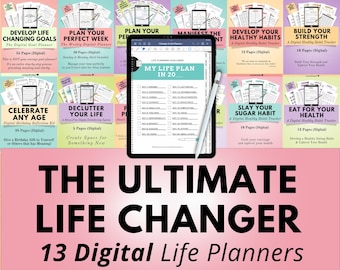 Digital Planner Bundle ~~ 13 planning favorites in one amazing bundle