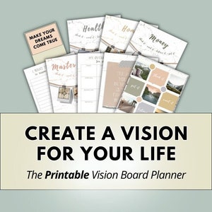 Vision Board Clip Art Book for Women With Mindful Self-Compassion Workbook:  Guided Vision Board Book Journal Kit (Wheel of Beauty Imagination  &  Manifest Beauty) by Dr. Teo Wan Lin