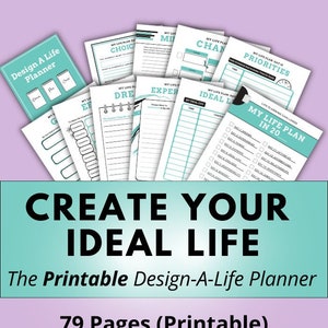 Printable Life Planner Printable Life Tracker Printable Goal Planner Printable Goal Planner Life Journal Life printable A5 planner insert