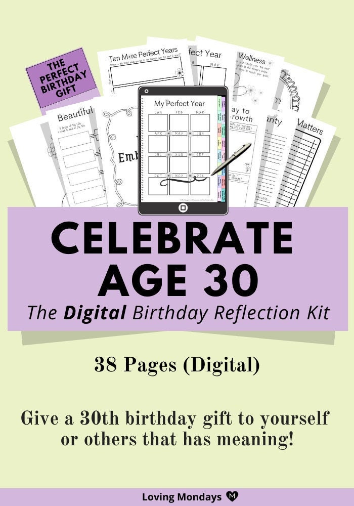 Happy 30th Birthday Planner Birthday Wishes To You A Gift Etsy Ireland Happy 30th Birthday Planner Birthday Wishes To You A Gift Etsy Ireland