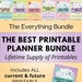 Printable Planner Lifetime Bundle ~ Get ALL current & future PRINTABLE planners in the shop 
