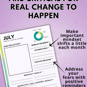 Monthly Planner Printable Monthly Calendar Planner ADHD Planner ...
