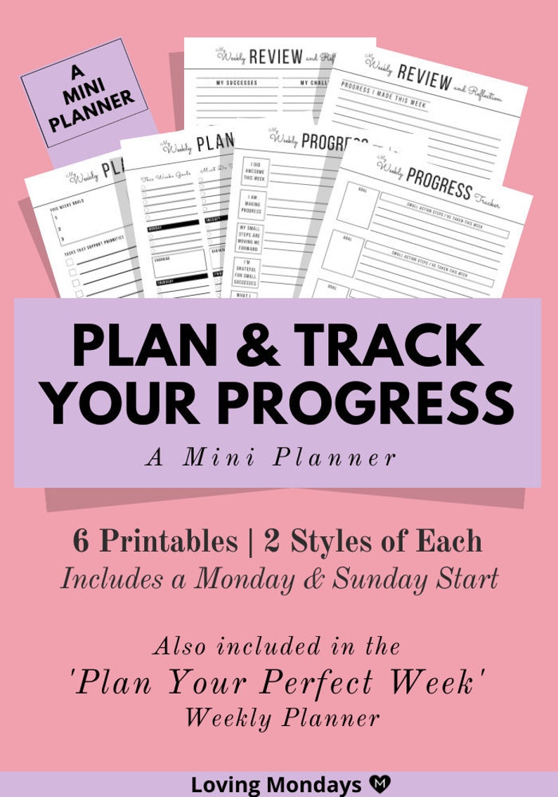 Weekly Planner Printable Happy Planner a5 Planner Inserts Etsy