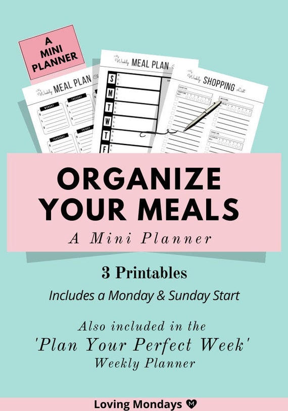 7 Day Menu Planner Template
