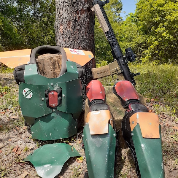 Mandalorian Steel Armor Suit - Custom Metal Plates