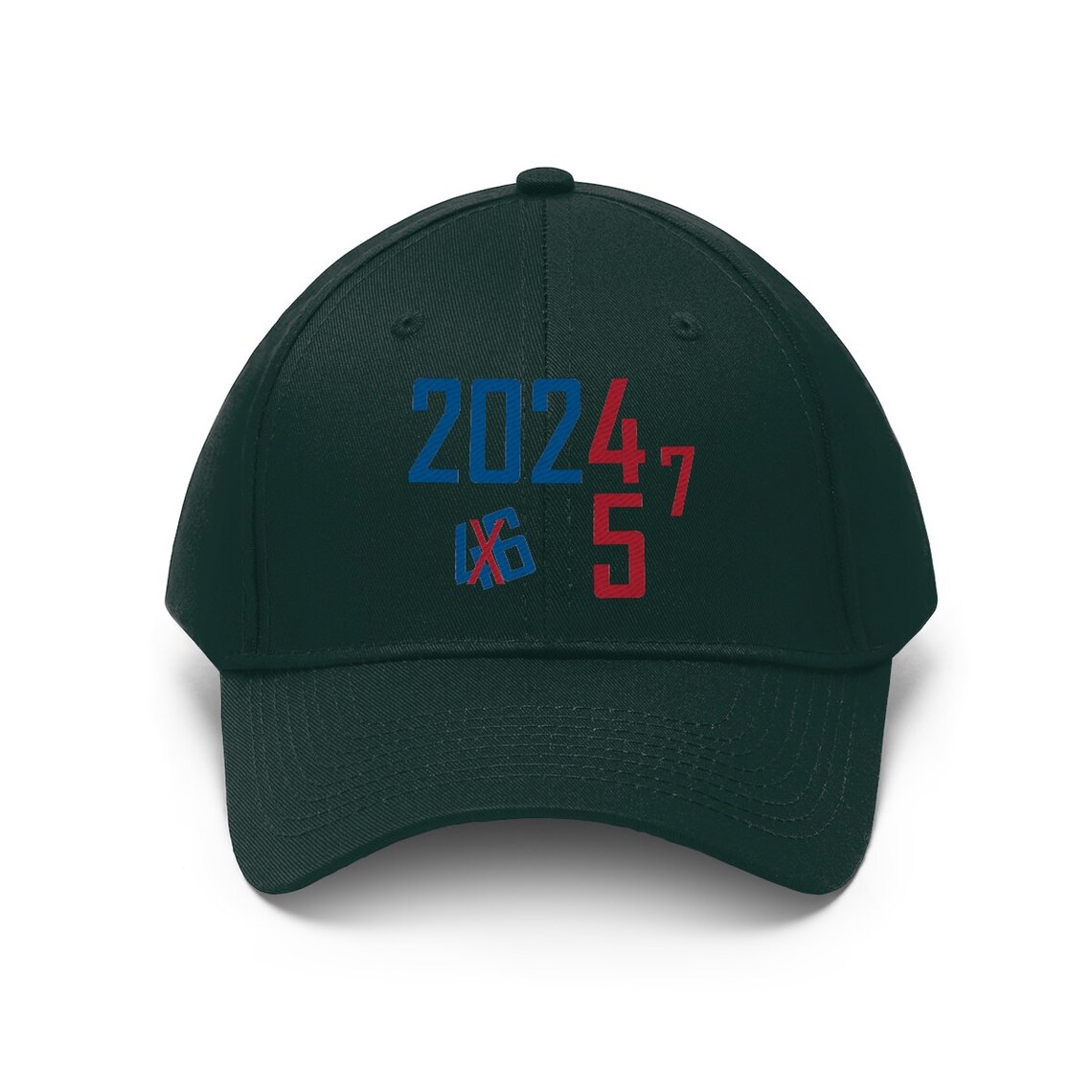 2024 Campaign Humor 2024-45-47 X Out 46 Unisex Twill Hat - Etsy