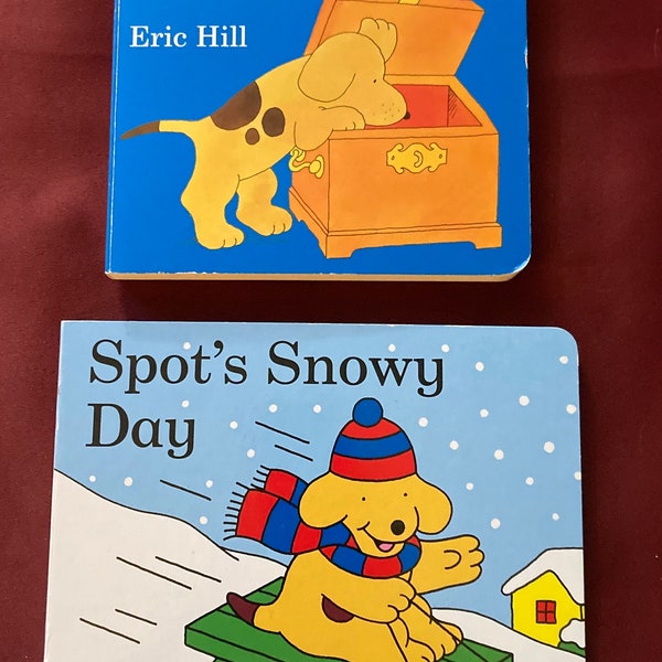 Set of 2 Spot the Dog Board Books by Eric Hill