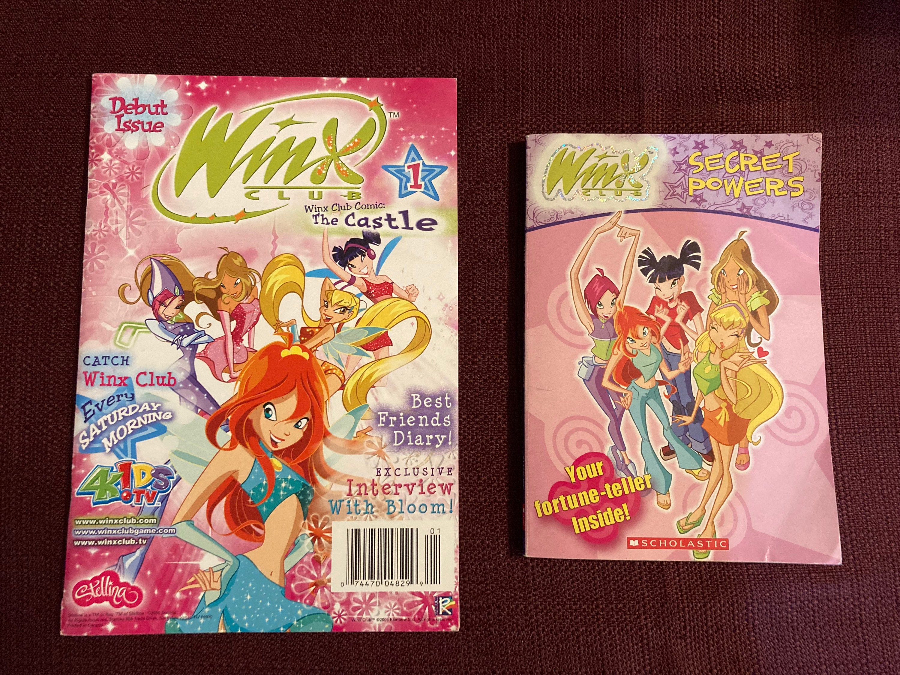 WINX Club, Vol. 1 - & Vol 2 paperback Bloom’s Discovery & Secrets Of Alfea