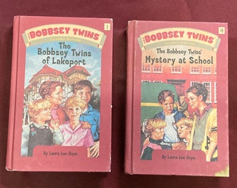 Set of 2 Hardcover BOBBSEY TWINS #1,#4 by Laura Lee Hope