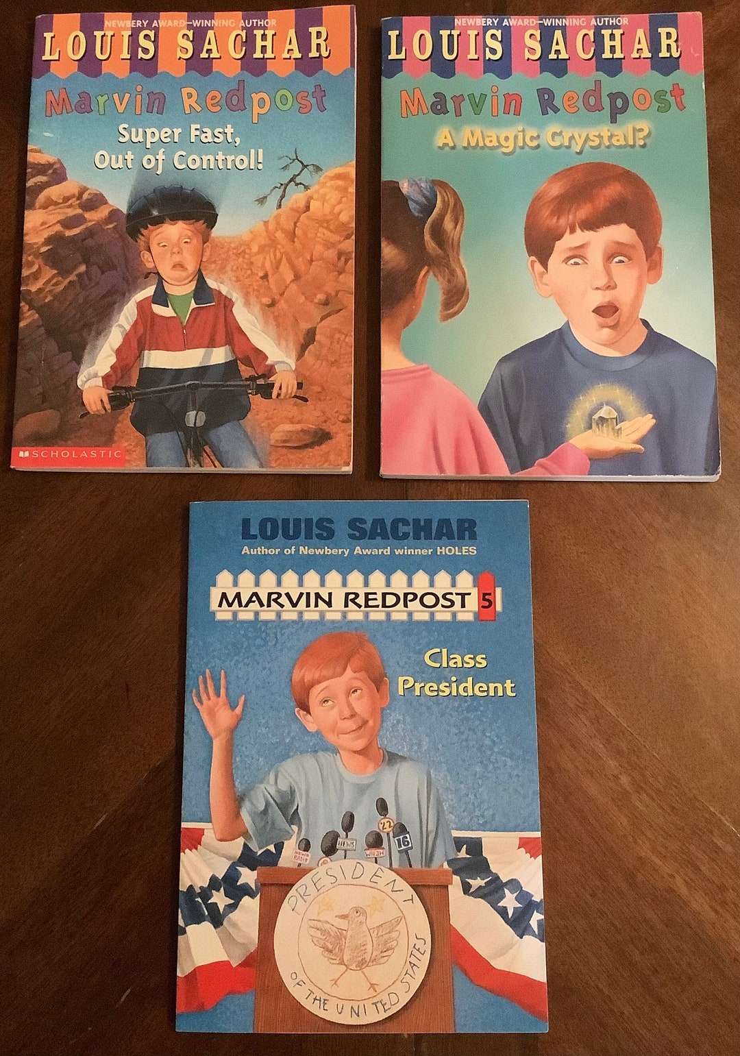 Complete Marvin Redpost Series by Louis Sachar - Paperback, 8
