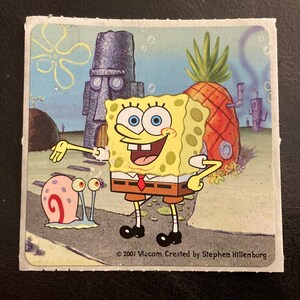 Spongebob funny face Sticker for Sale by stickers--Hakim