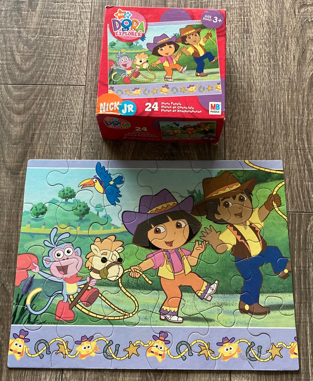 Vintage Nickelodeons DORA the EXPLORER 24 Piece Puzzle Etsy