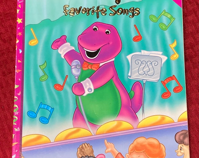 Vintage 1999 Barney’s Favorite Songs A Super-dee-duper Color and Activity Book UNUSED - Etsy