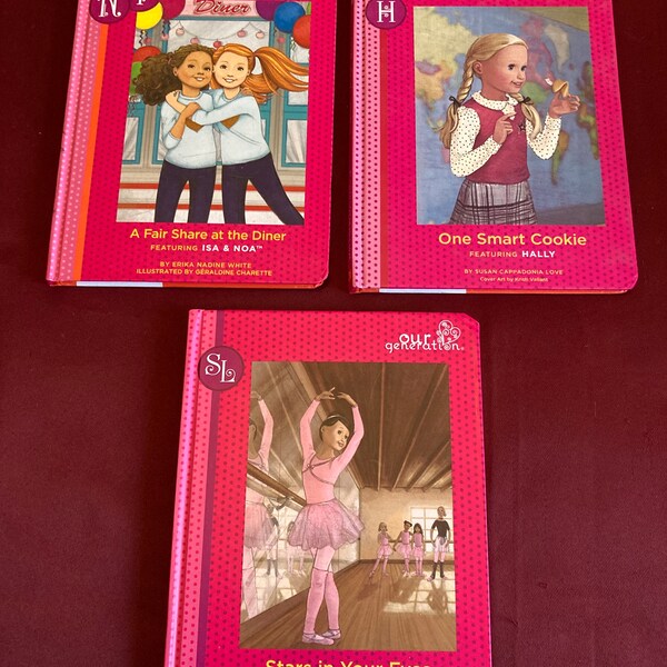 Set of 3 Our Generation Doll Children's Books - Susan Cappadonia Love/Erika Nadine White