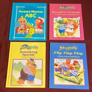 Set of 4 Vintage Jim Henson’s MUPPET BABIES Books