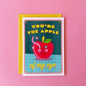 Tarjeta Riso La Manzana de Mis Ojos