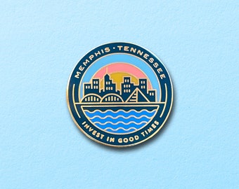 Memphis Seal Enamel Pin