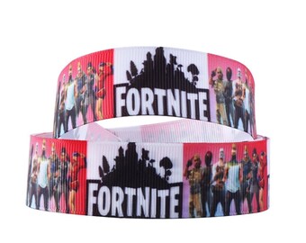 Fortnite Ribbon Etsy - fortnite 1 grosgrain ribbon by the yard choose 3 5 10 yards wow