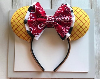 Woody Ears. Woody Mickey Mouse Ears. Toy Story Ears. Toy Story Mickey Ears