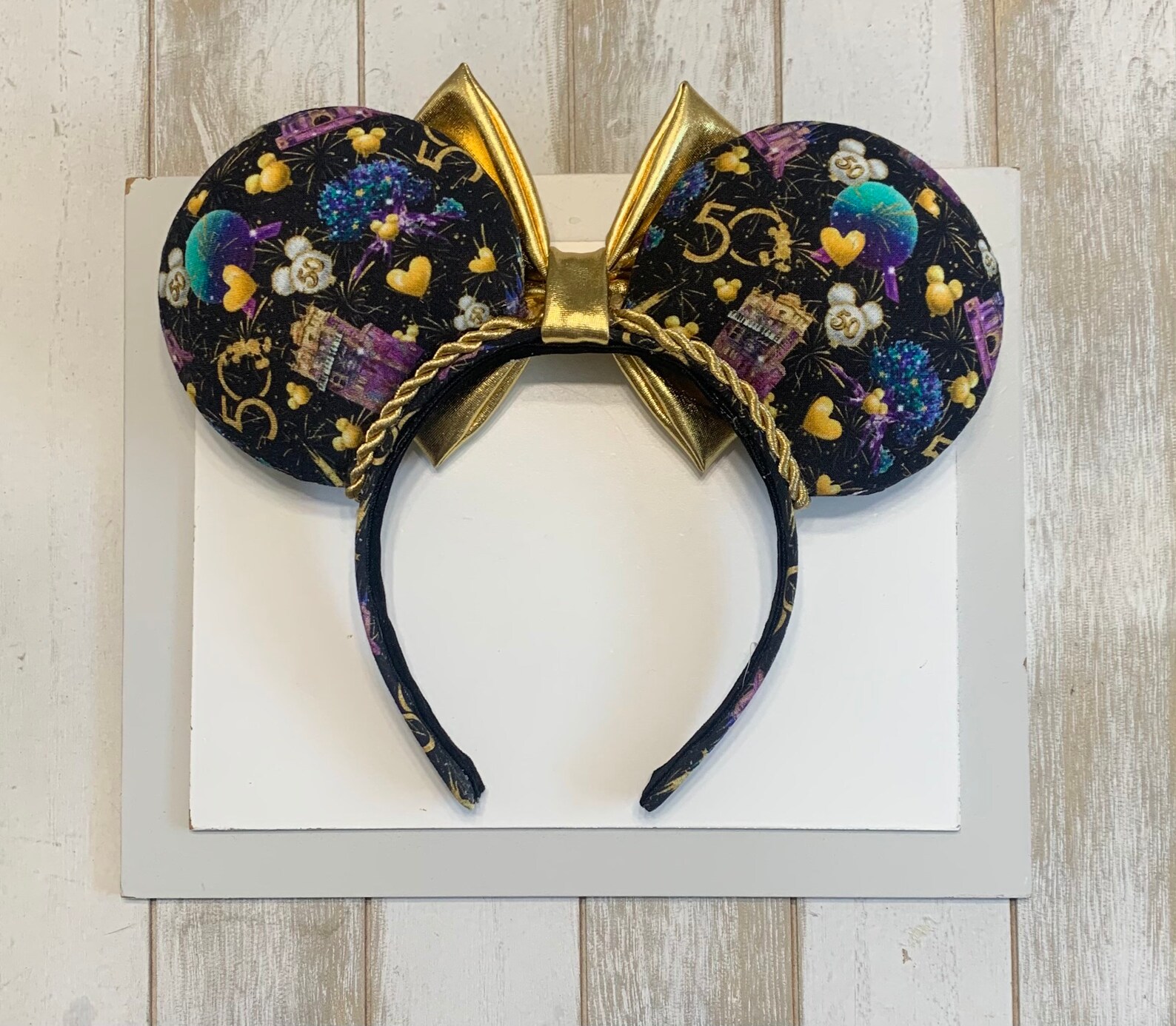Disney World 50th Ears. Celebration 50th Anniversary Ears . Etsy