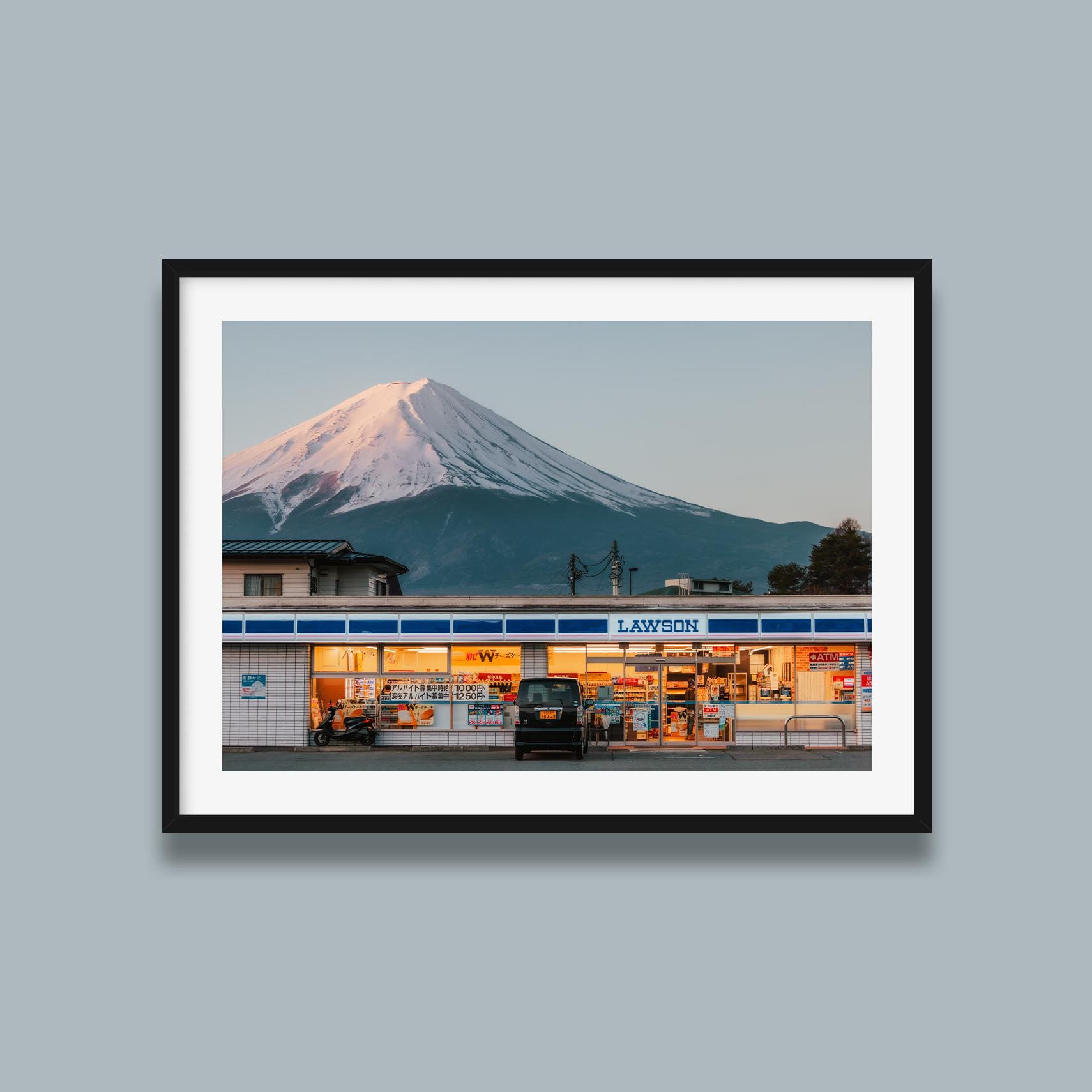 Mt Fuji Lawson Sunrise Print - Japan Wall Art - Kawaguchiko