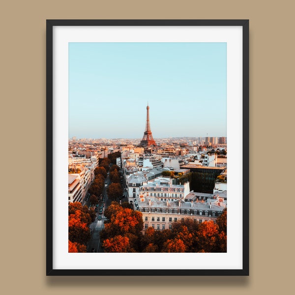 Paris Eiffel Tower Print II - City of Love 2023, France Wall Art Print, France Photo Print, vertical print of Paris