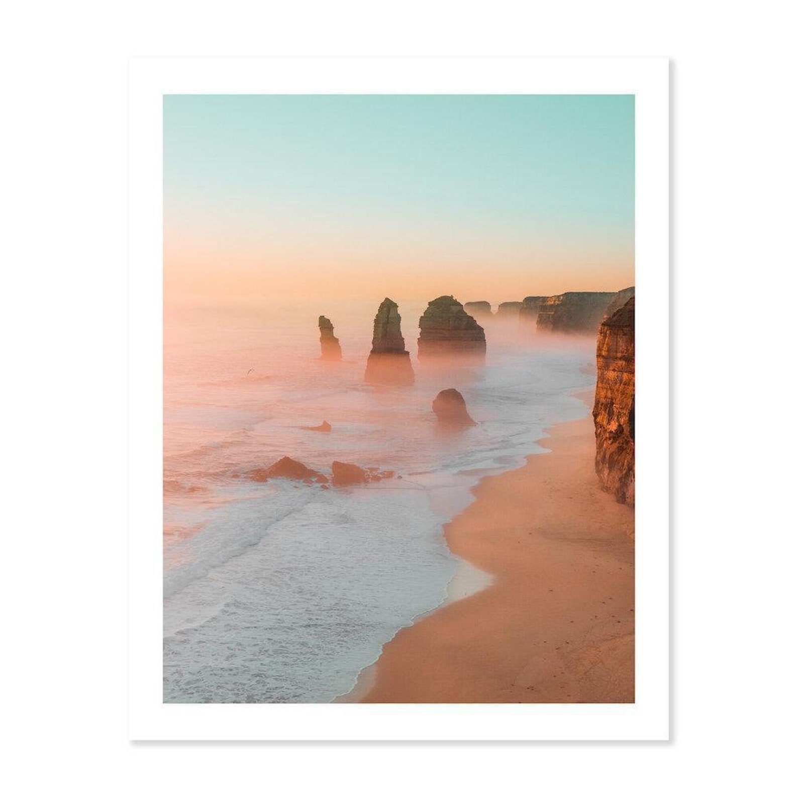 Australian Beaches Prints Set of 3 Wall Art Canvas Print Etsy