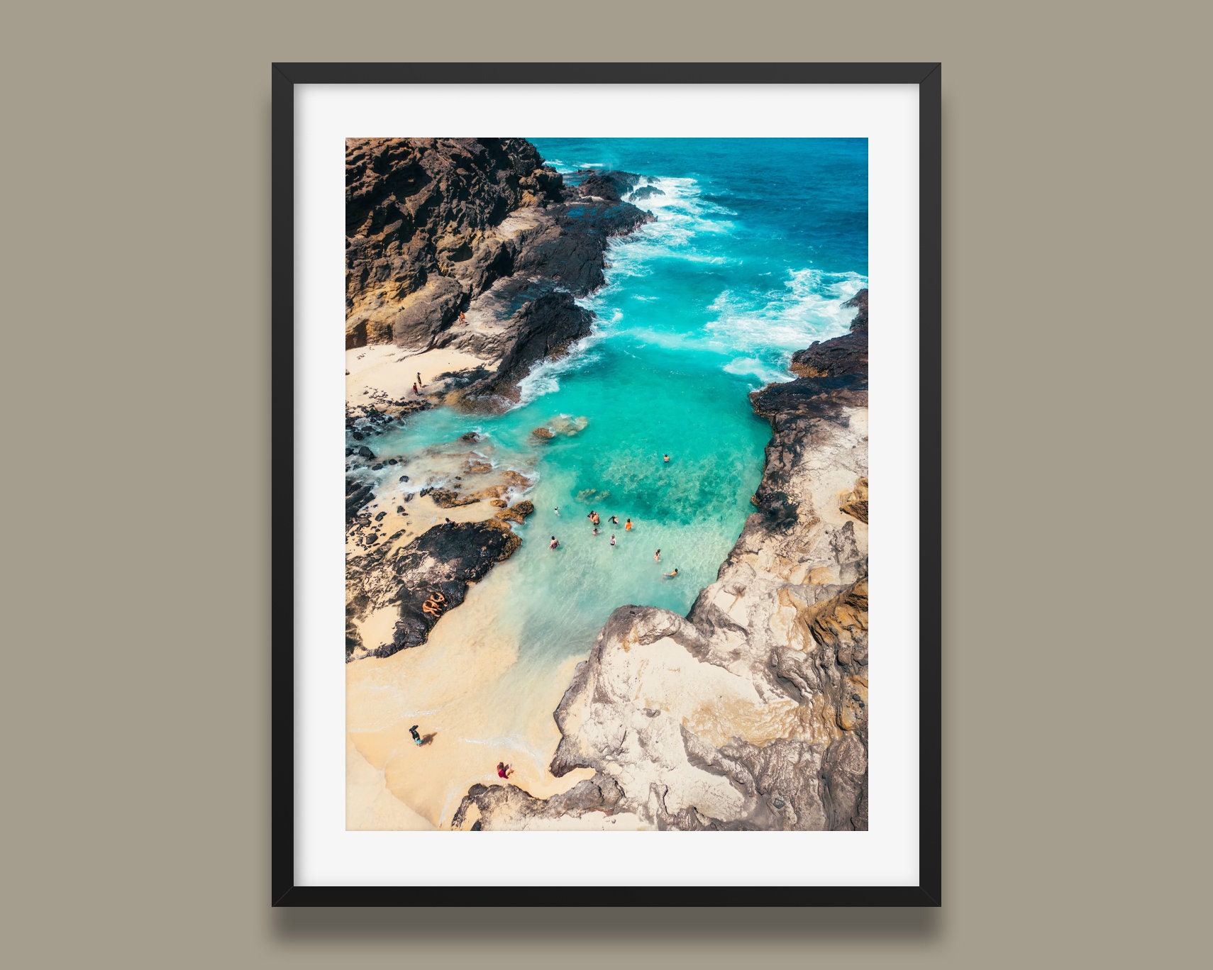 Beach Print Halona Beach Cove Art Print, Hawaii Ocean Wall Art, Oahu Beach  Print, Original Art by Peter Yan - Etsy