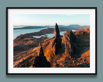 Scotland Print | Old Man of Storr Print I, Isle of Skye Scotland, Scottish Highlands Wall Art by photographer Peter Yan