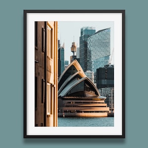 "Opernhaus in Sydney Poster ""Hide & Seek"" Sydney Urban Stadt Poster, Australien Wahrzeichen Foto Wand Kunst Druck."
